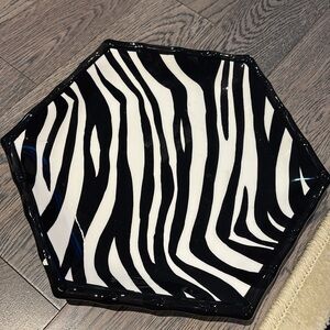 Roscher Zebra print dinner plate 1 piece